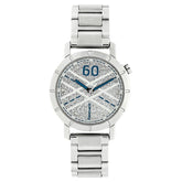 Fastrack, Women's  Watch Analog, Grey Dial Stainless Steel Strap, 6112SM04